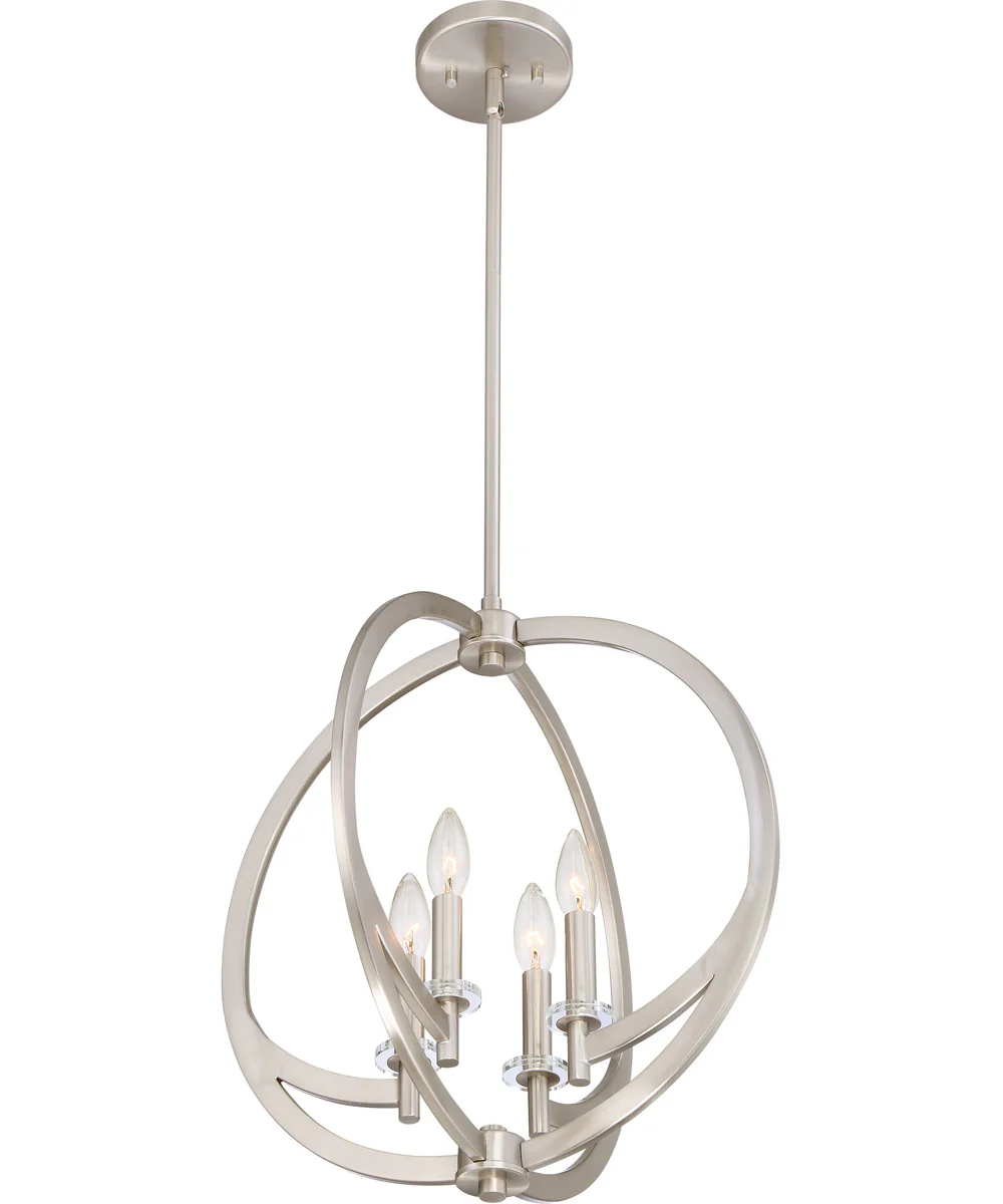 Orion 4-light Pendant Brushed Nickel - Image 5