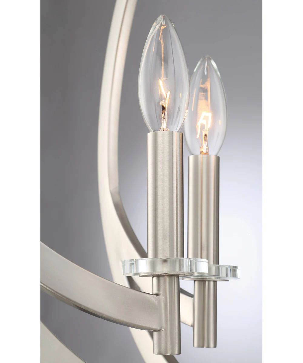 Orion 4-light Semi Flush Mount Brushed Nickel - Image 6