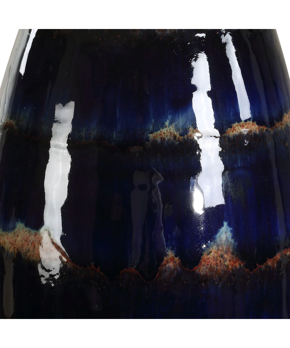 Orleans Blue Glaze Table Lamp - Image 3