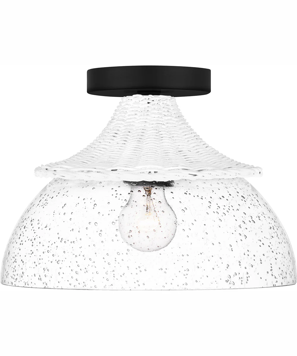 Otten Small 1-light Semi Flush Mount Matte Black - Image 4