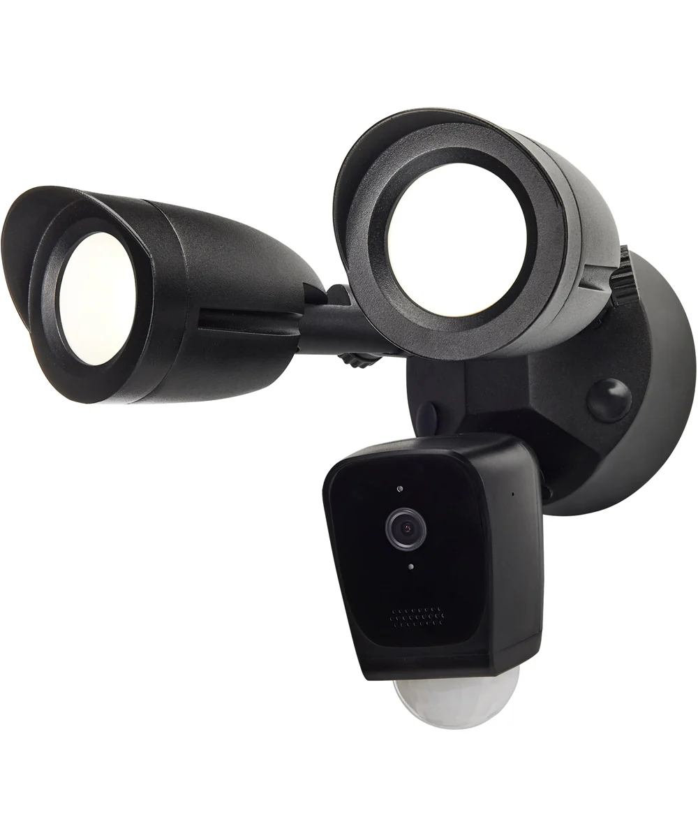 Starfish - 20 Watt Bullet SMART Security Light w/Camera - Black Finish