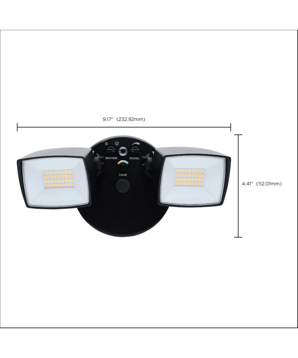 LED Security Light - Black Finish - Image 8