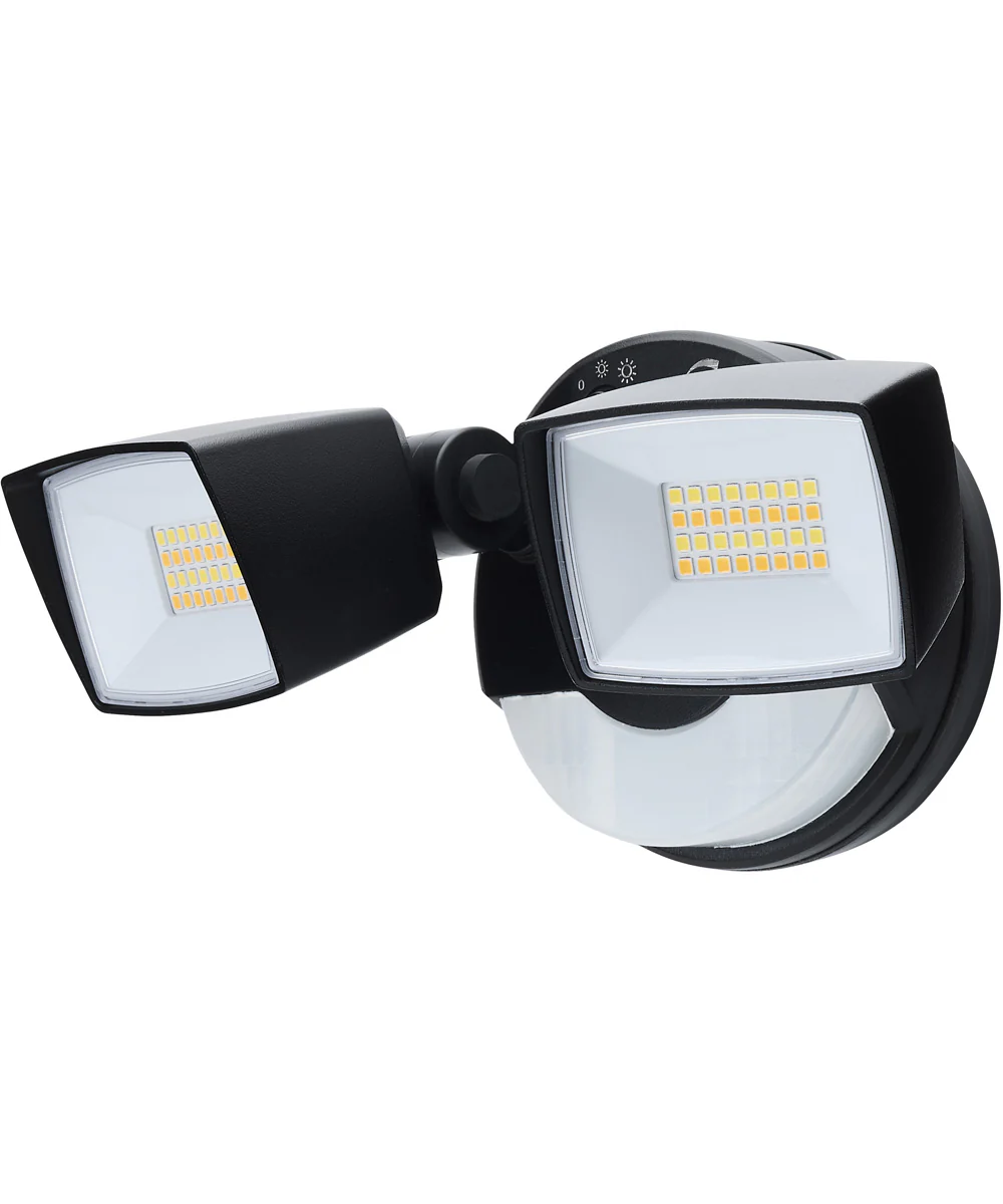 LED Security Light with Nightlight - Black Finish - Image 2