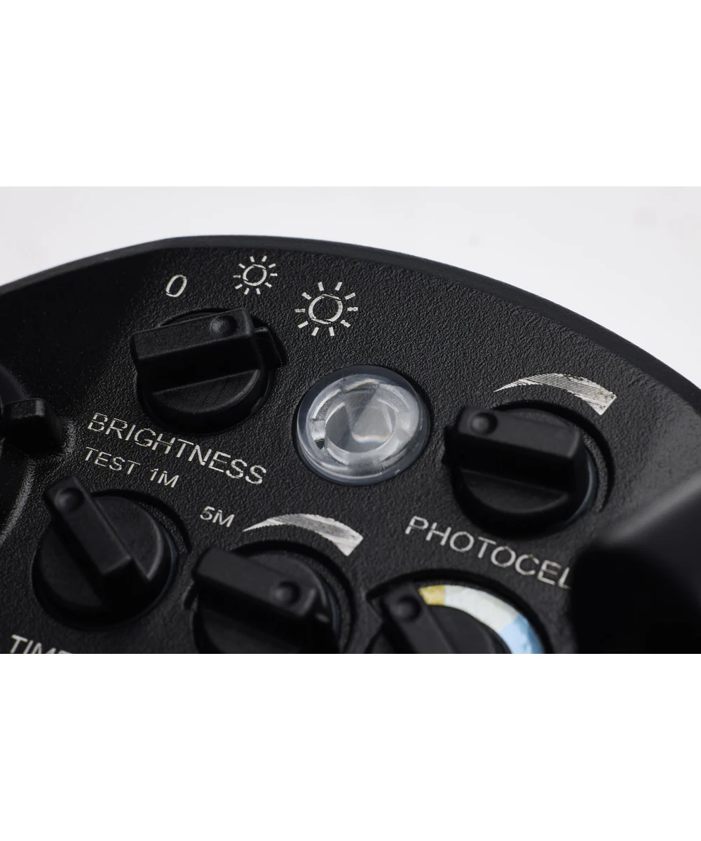 LED Security Light with Nightlight - Black Finish - Image 7