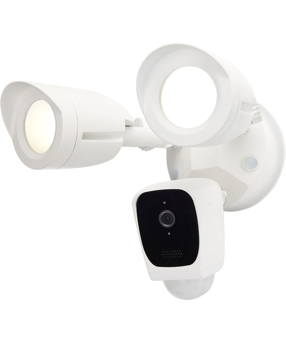 Starfish - 20 Watt Bullet SMART Security Light w/Camera -  White Finish