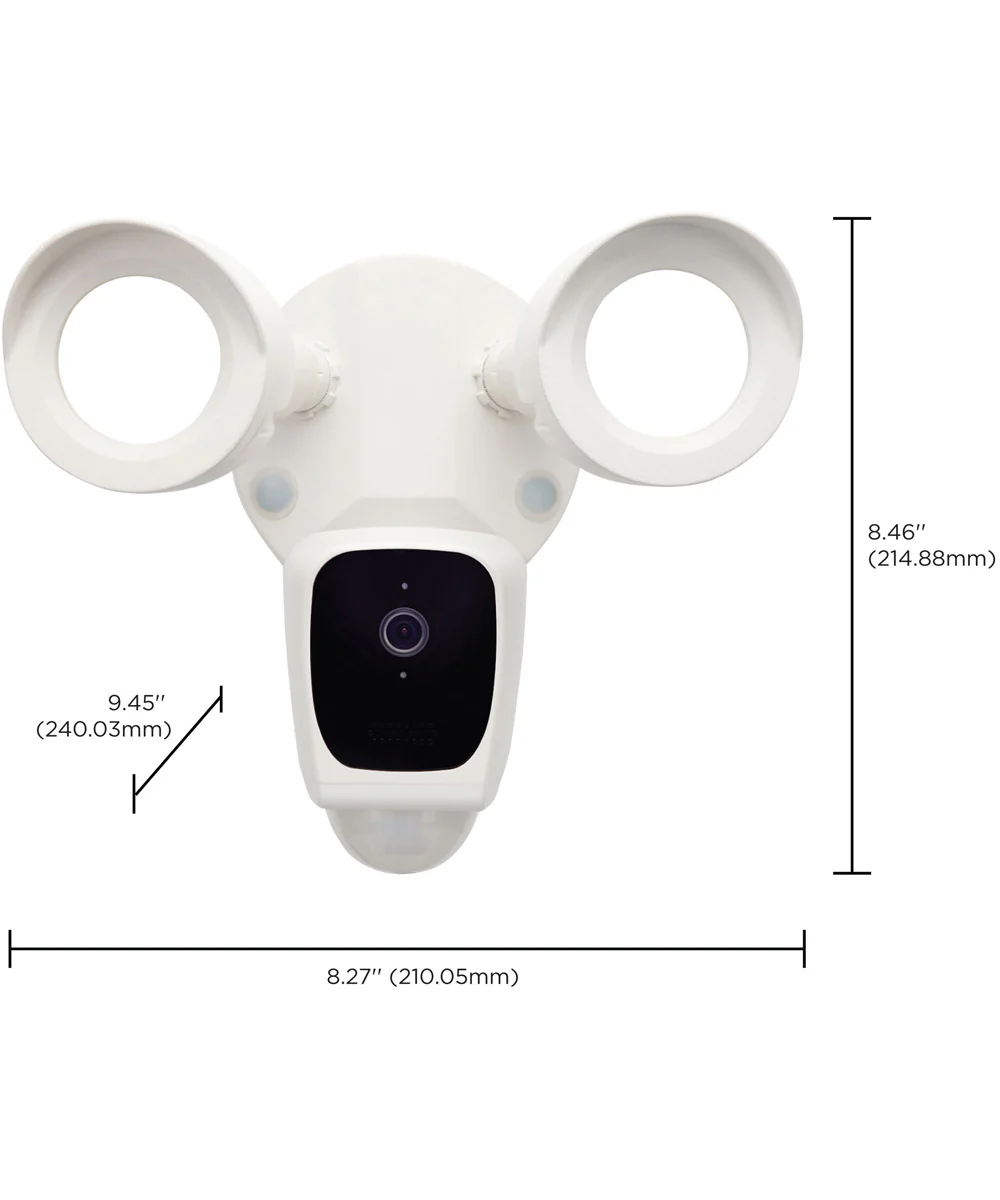 Starfish - 20 Watt Bullet SMART Security Light w/Camera -  White Finish - Image 7
