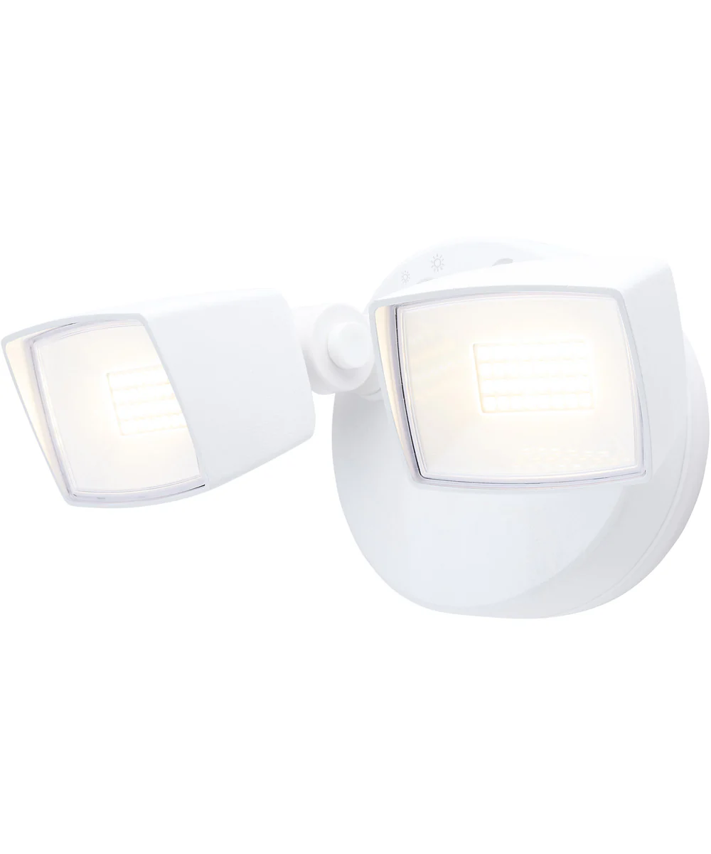 LED Security Light - White Finish