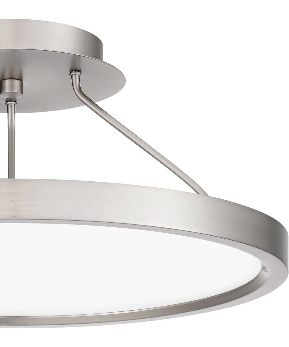 Outskirts Medium Semi Flush Mount Brushed Nickel - Image 6