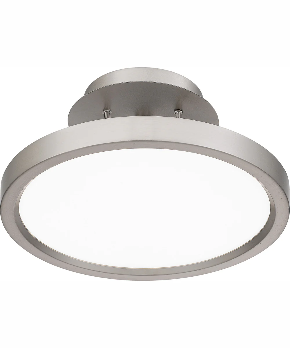 Outskirts Small Semi Flush Mount Brushed Nickel - Image 5