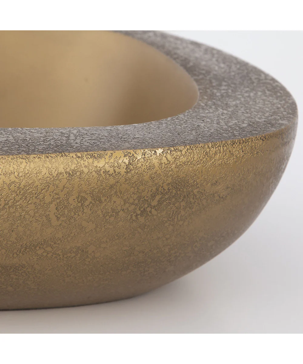 Ovate Brass Bowls, Set Of 2 - Image 4