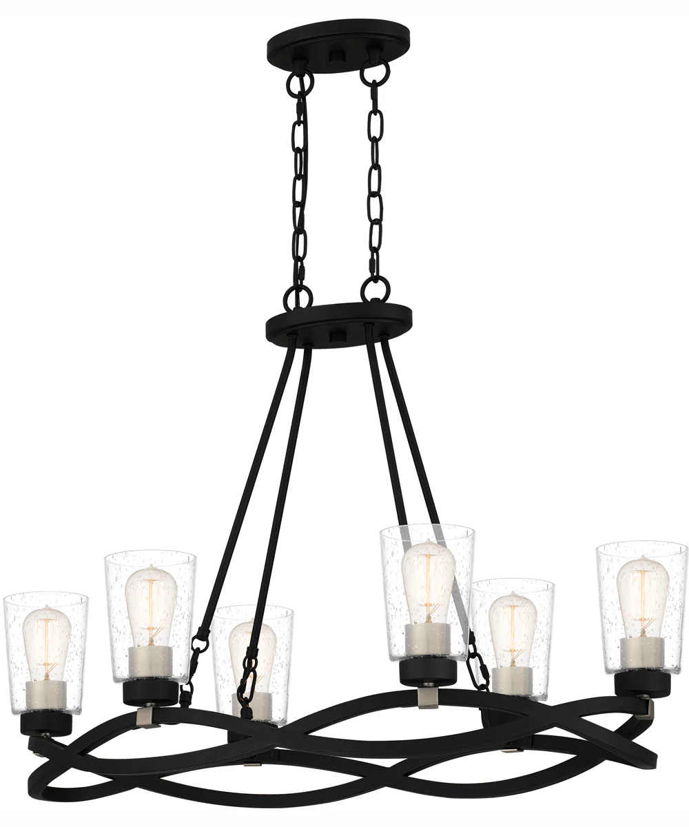 Overlook Small 6-light Island Light Earth Black - Image 2