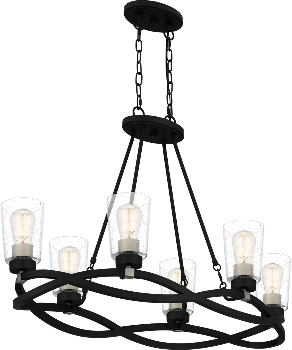 Overlook Small 6-light Island Light Earth Black - Image 5