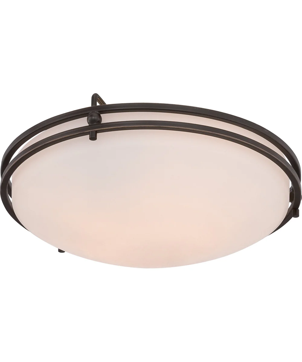 Ozark Medium 2-light Flush Mount Palladian Bronze - Image 5