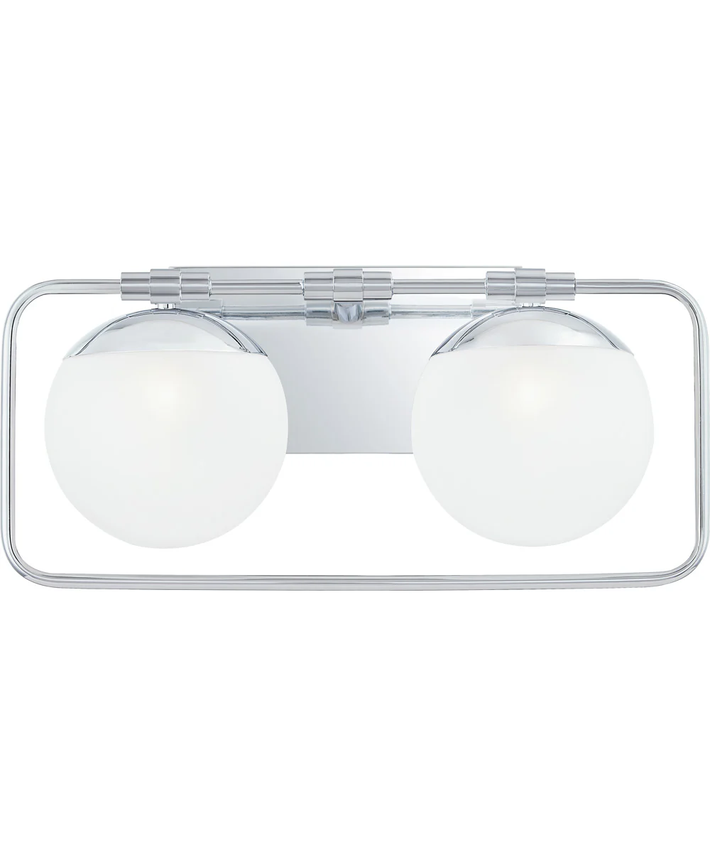 Padgett Medium 2-light Bath Light Polished Chrome - Image 2