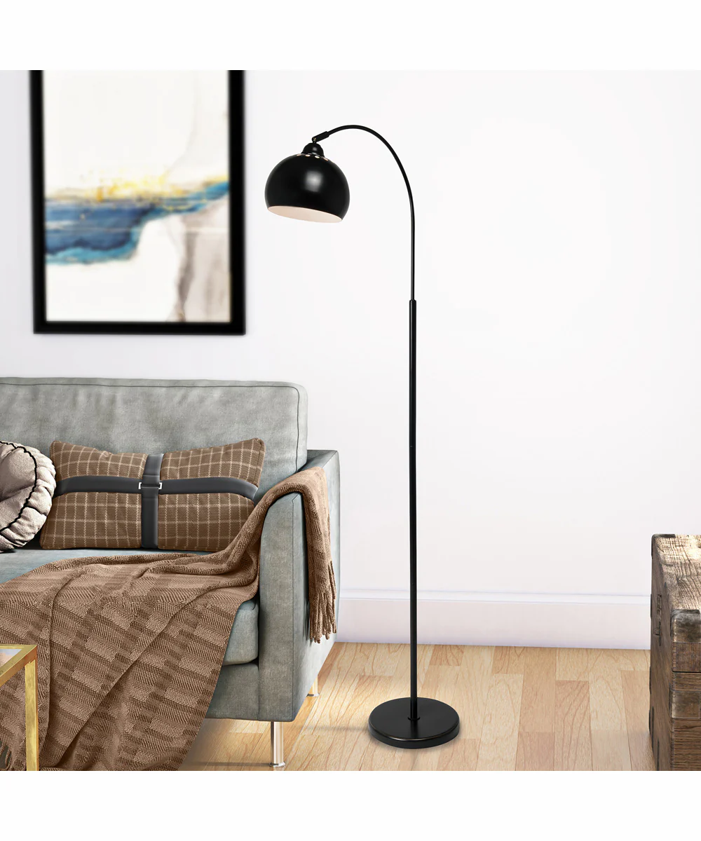 Palesa 1-Light Metal Floor Lamp Dark Bronze - Image 3