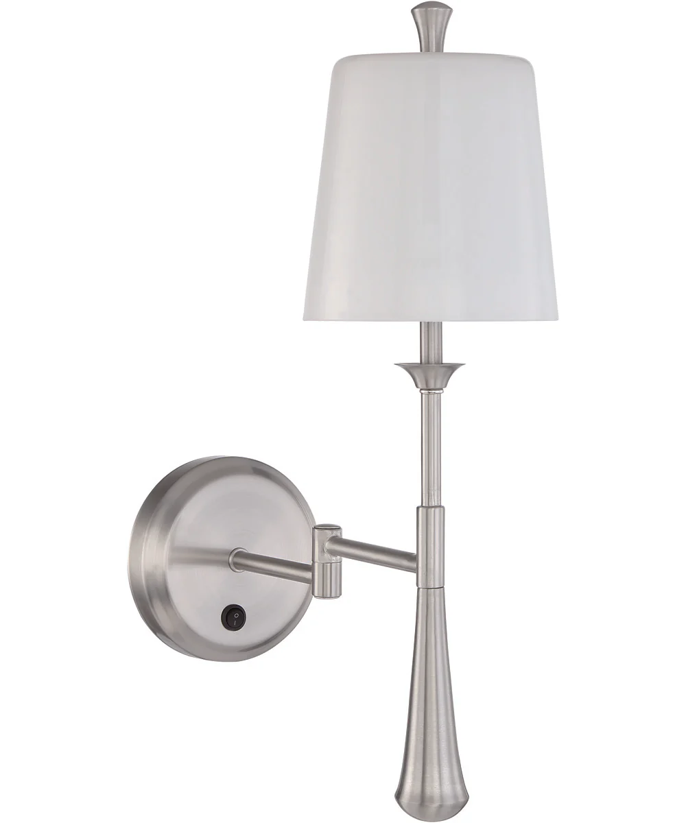 Palmer 1-Light Wall Sconce Brushed Polished Nickel - Image 4