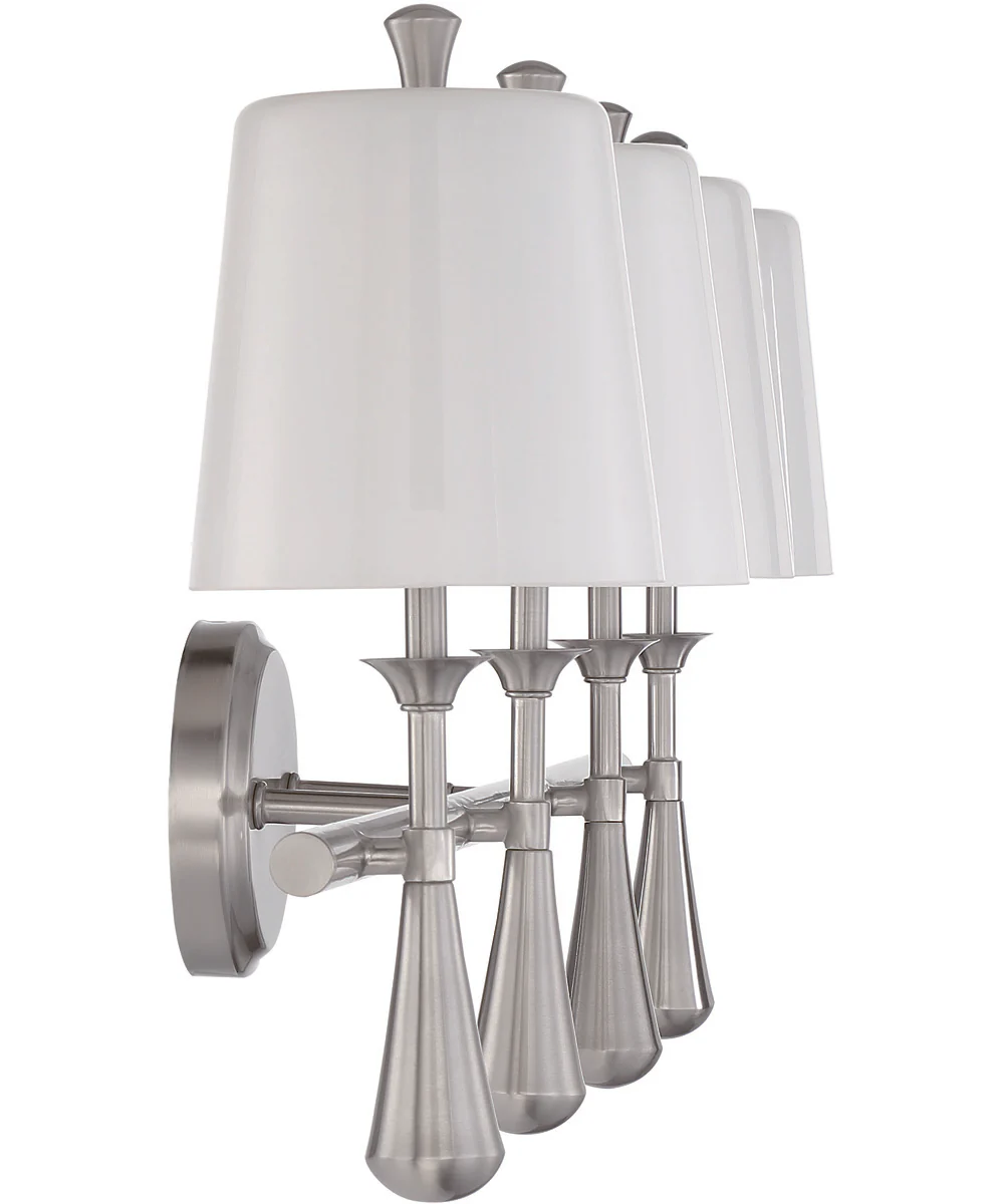 Palmer 4-Light Vanity Brushed Polished Nickel - Image 5