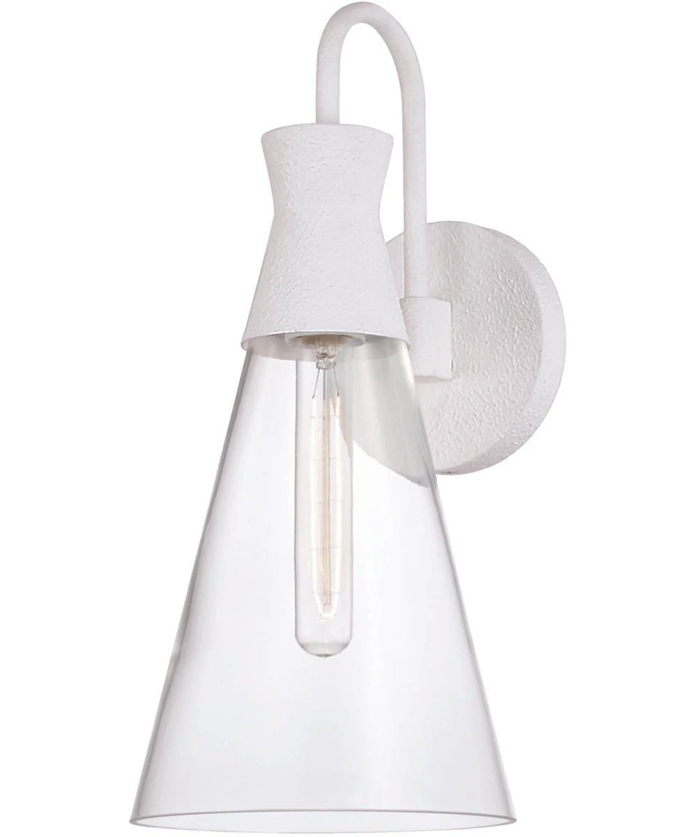 Paloma 1-Light Sconce Textured White