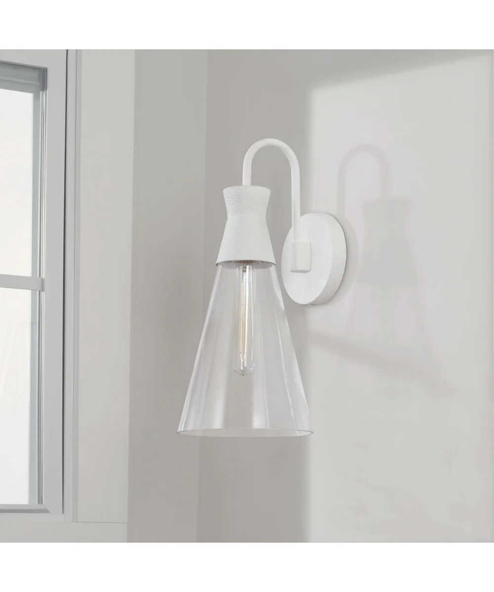 Paloma 1-Light Sconce Textured White - Image 2