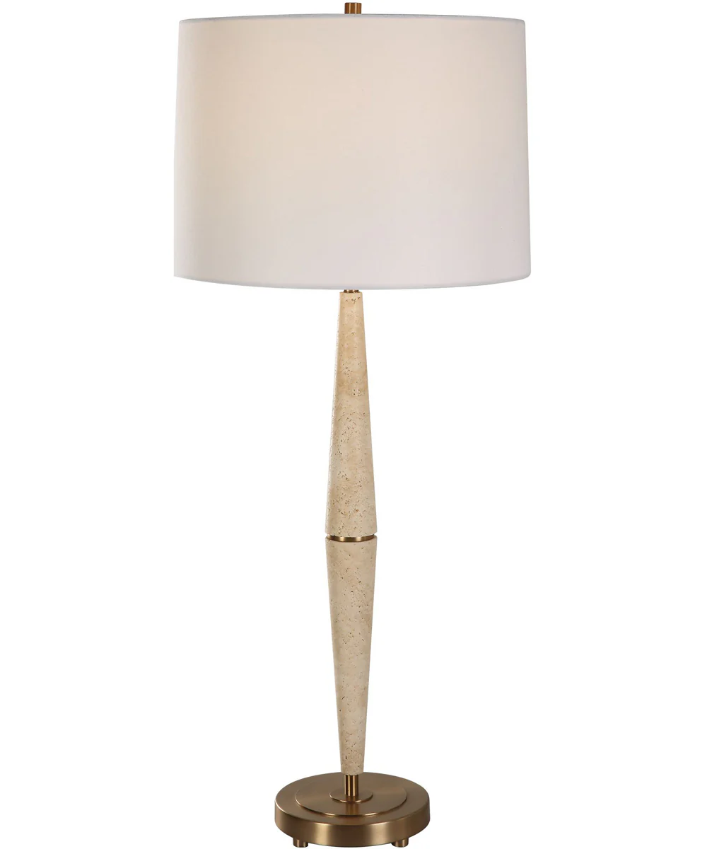Palu Travertine Table Lamp