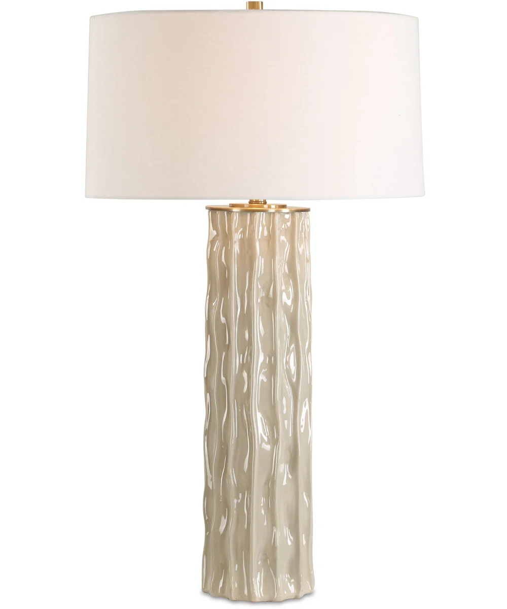 Parilli Taupe Gray Table Lamp