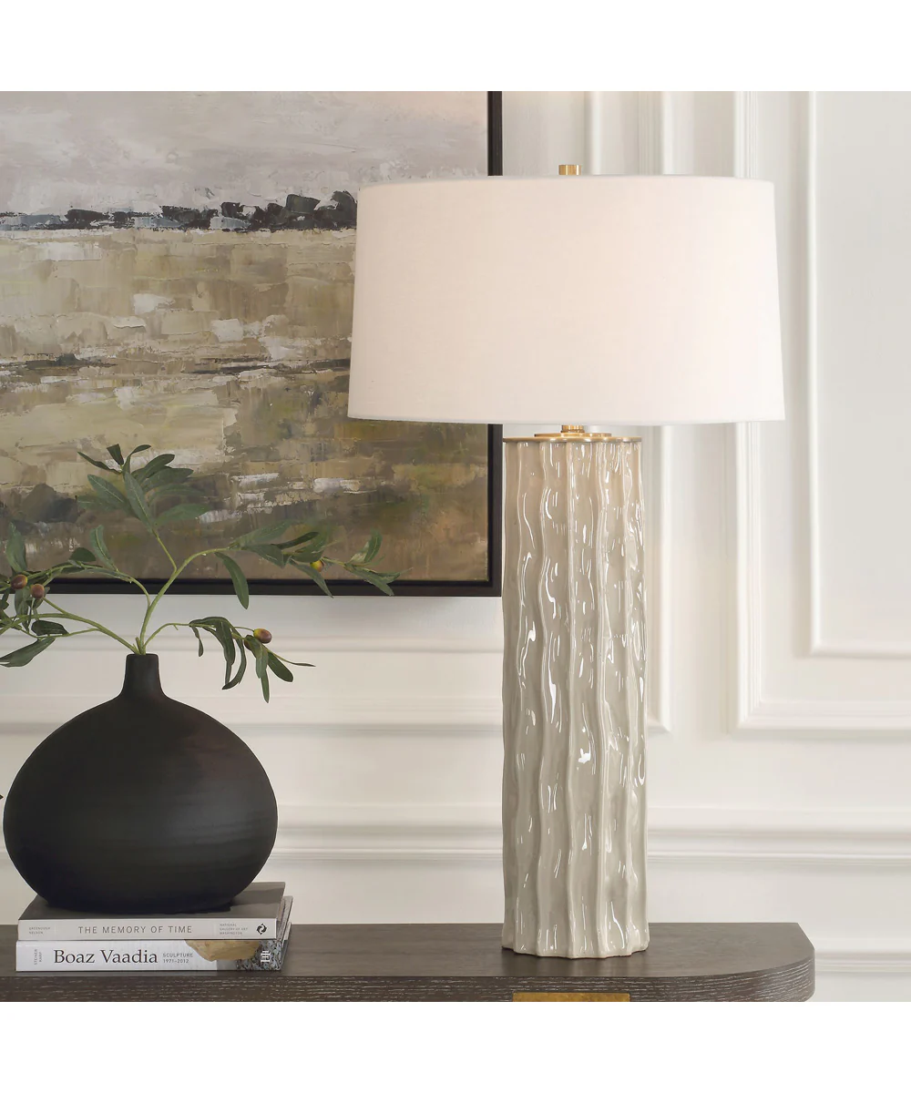 Parilli Taupe Gray Table Lamp - Image 2