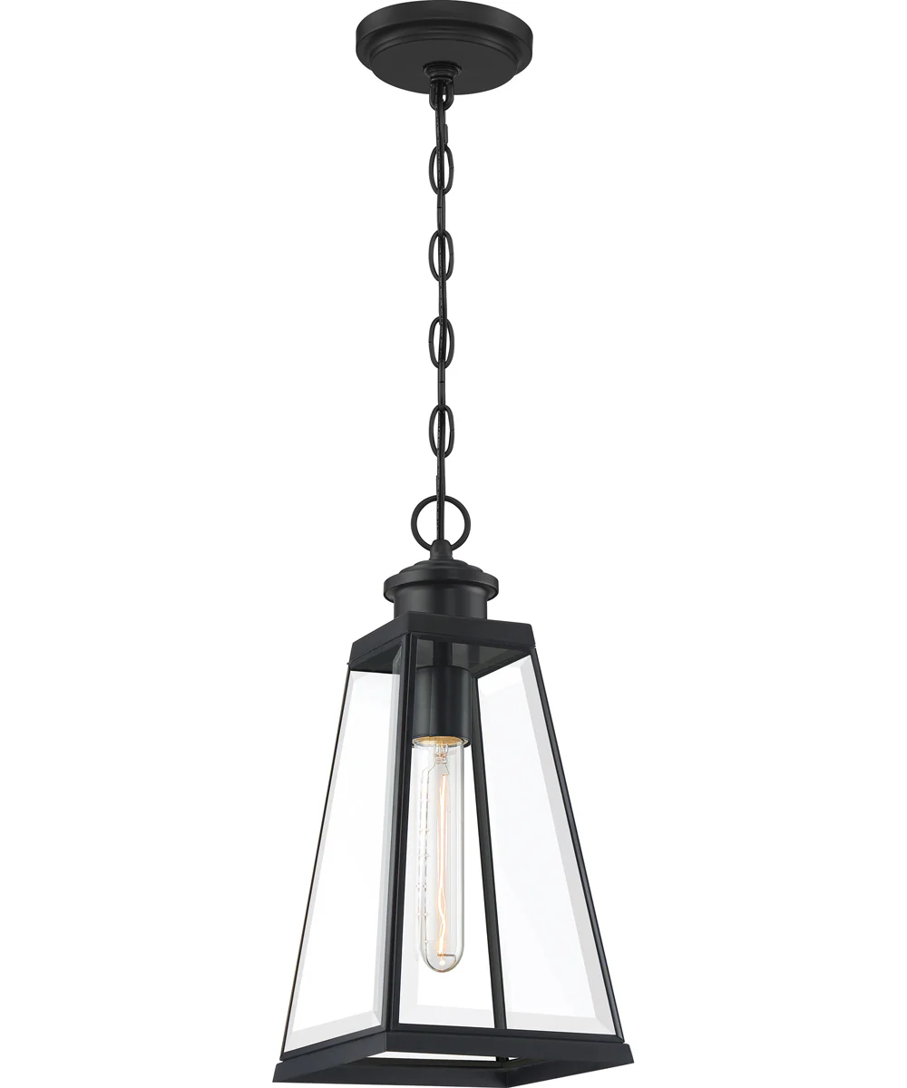 Paxton Medium 1-light Outdoor Pendant Light Matte Black - Image 5