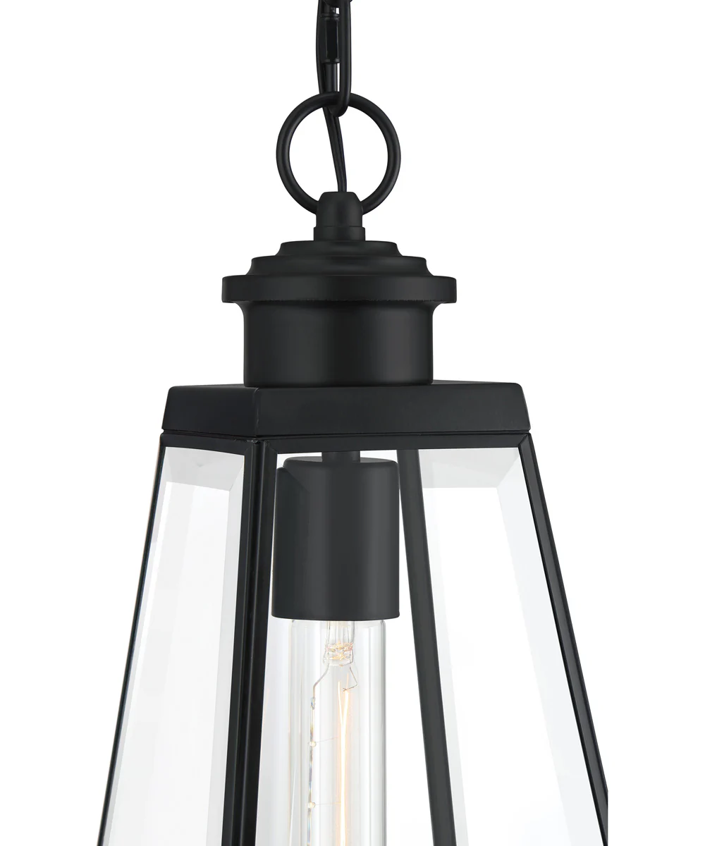 Paxton Medium 1-light Outdoor Pendant Light Matte Black - Image 6