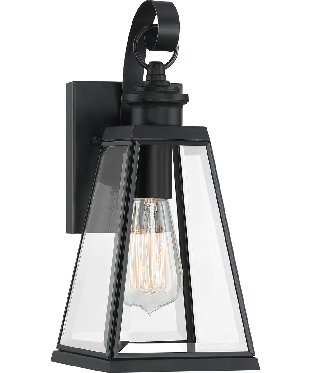 Paxton Small 1-light Outdoor Wall Light Matte Black
