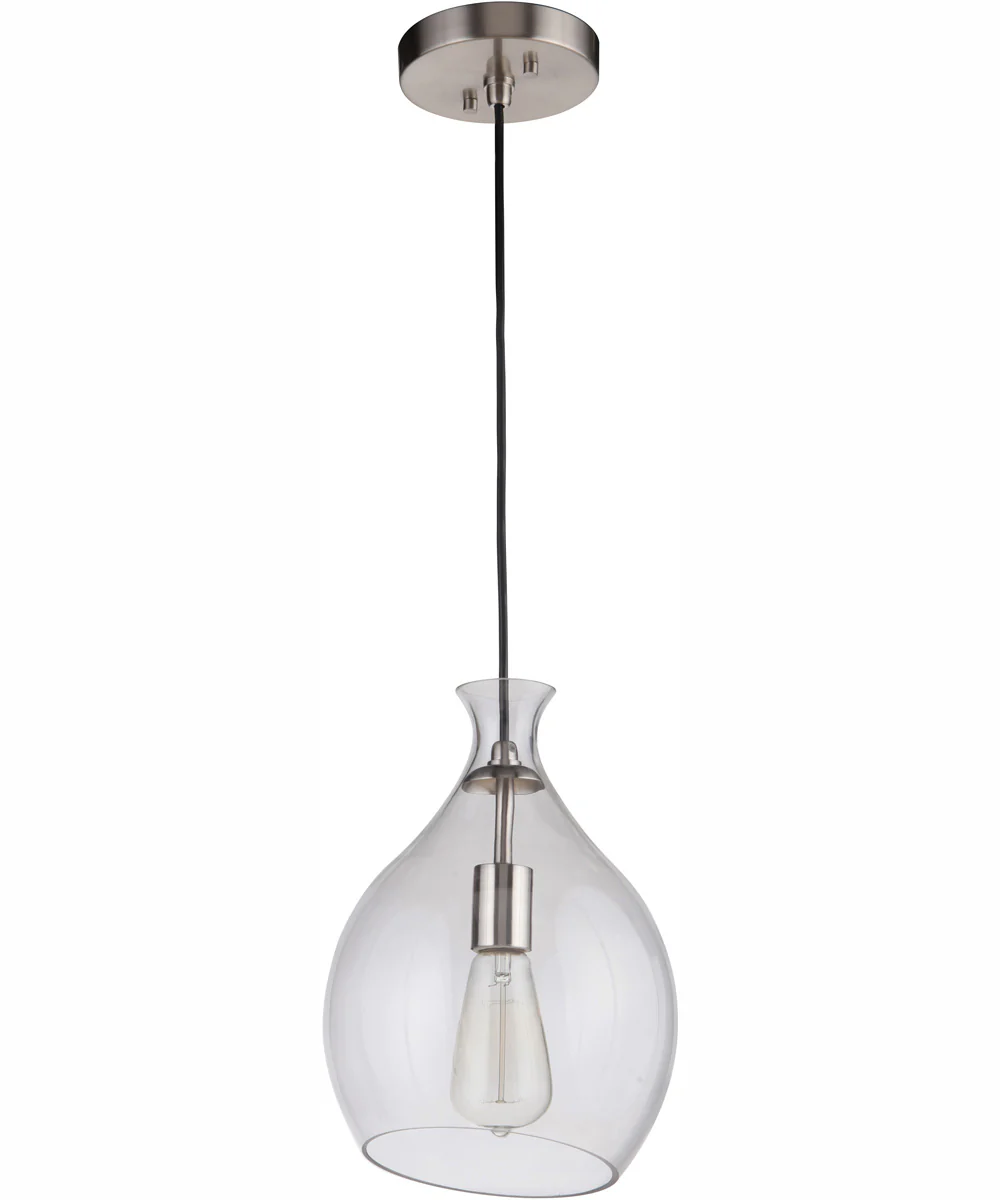 Pendant 1-Light Pendant Brushed Polished Nickel - Image 4