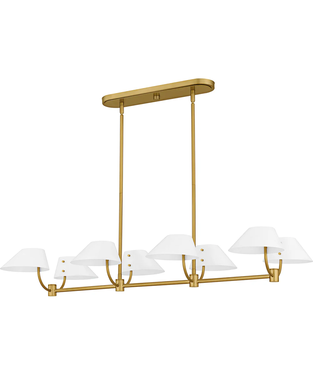 Penley Medium 8-light Island Light Brushed Gold - Image 2