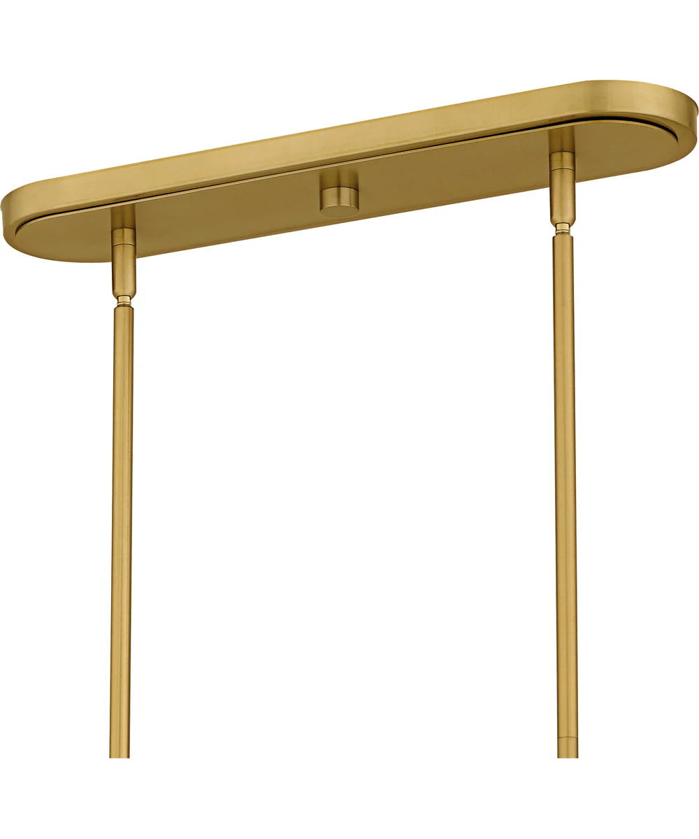 Penley Medium 8-light Island Light Brushed Gold - Image 8