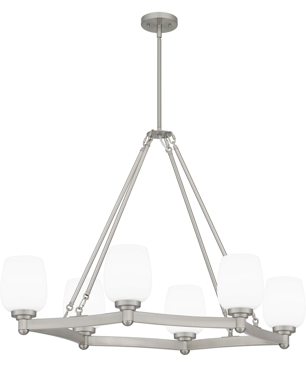 Penning Medium 6-light Island Light Brushed Nickel - Image 4