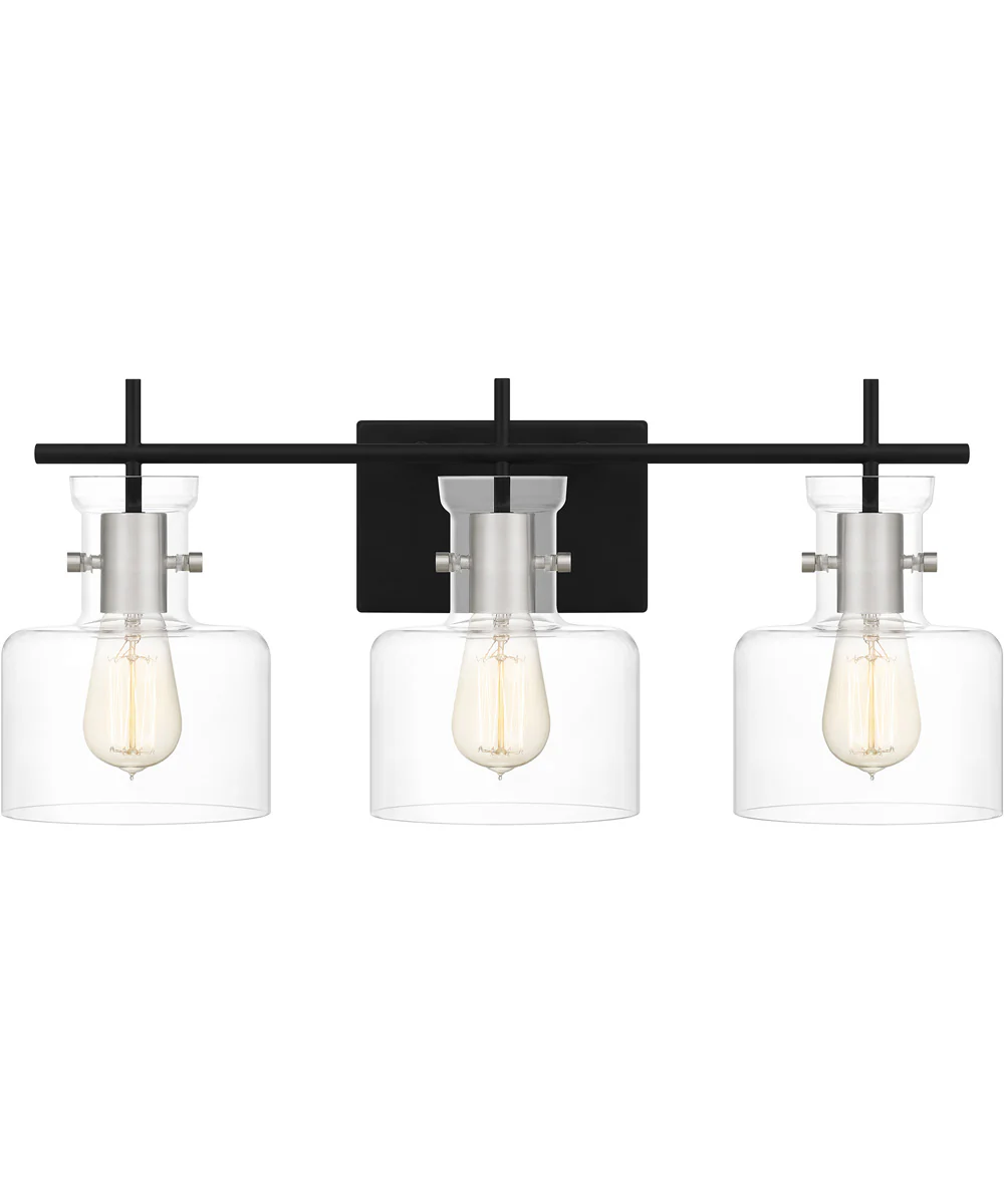 Pensbury Large 3-light Bath Light Matte Black