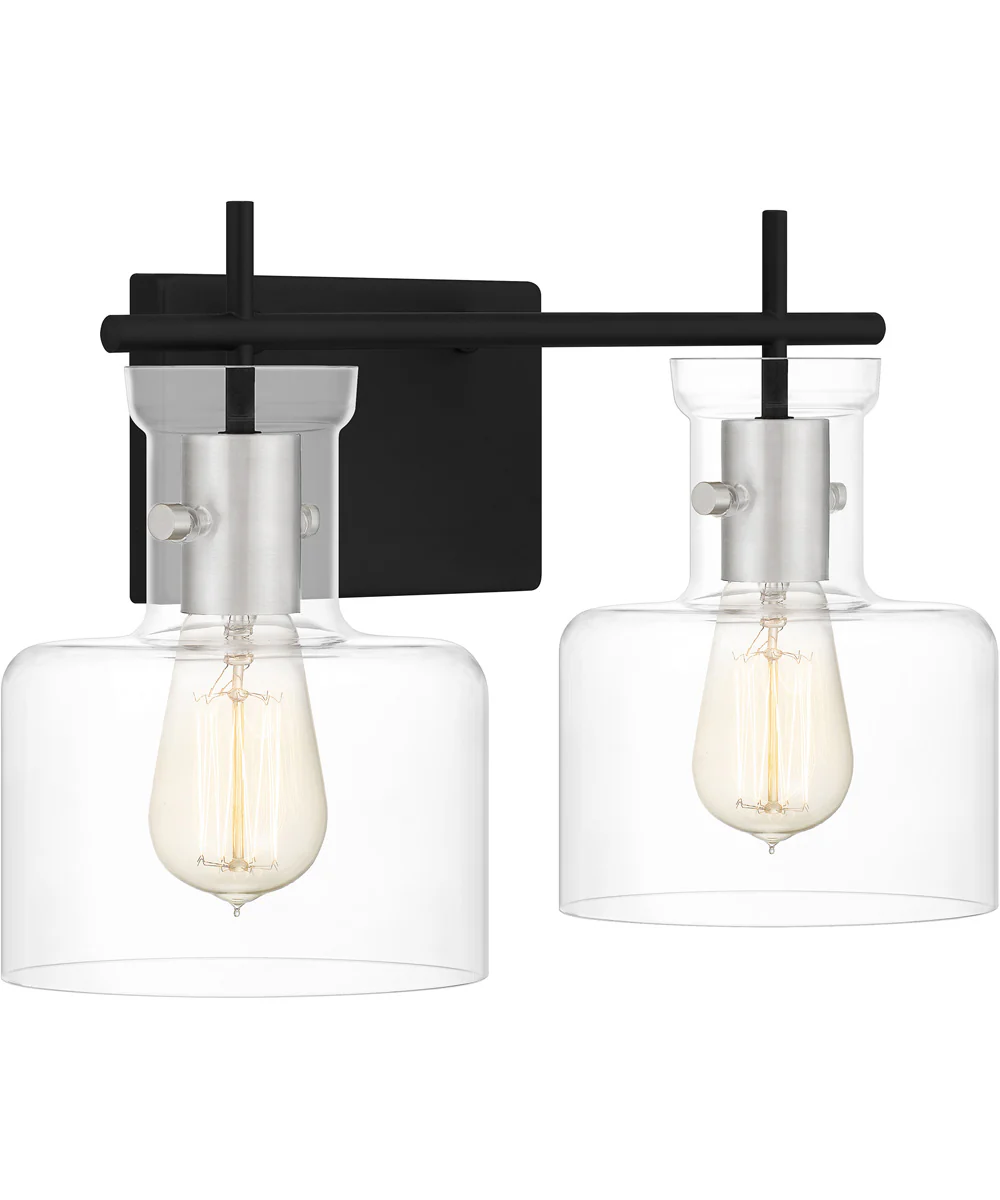 Pensbury Medium 2-light Bath Light Matte Black - Image 4