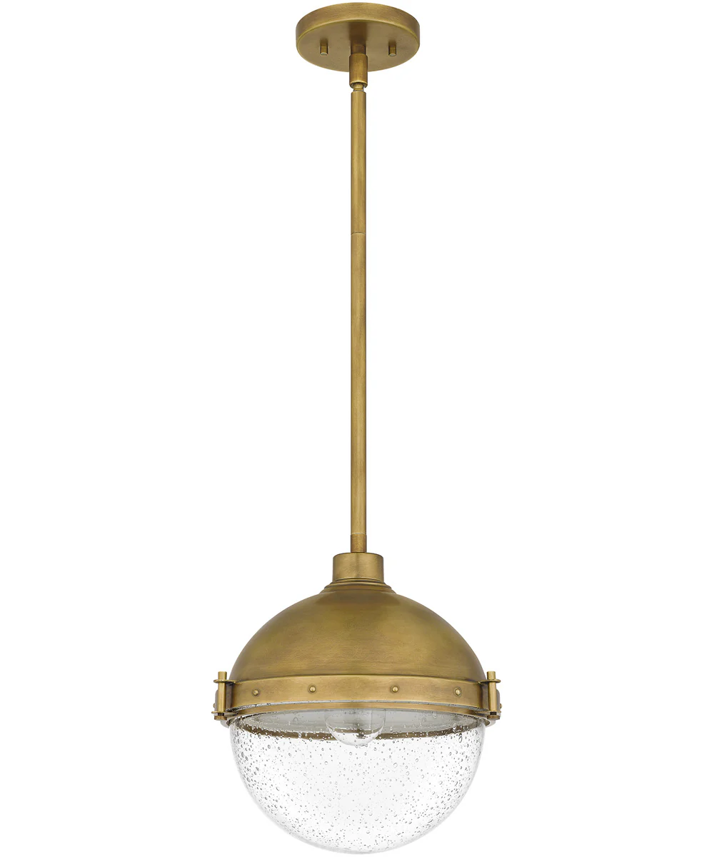 Perrine Small 1-light Mini Pendant Weathered Brass - Image 3