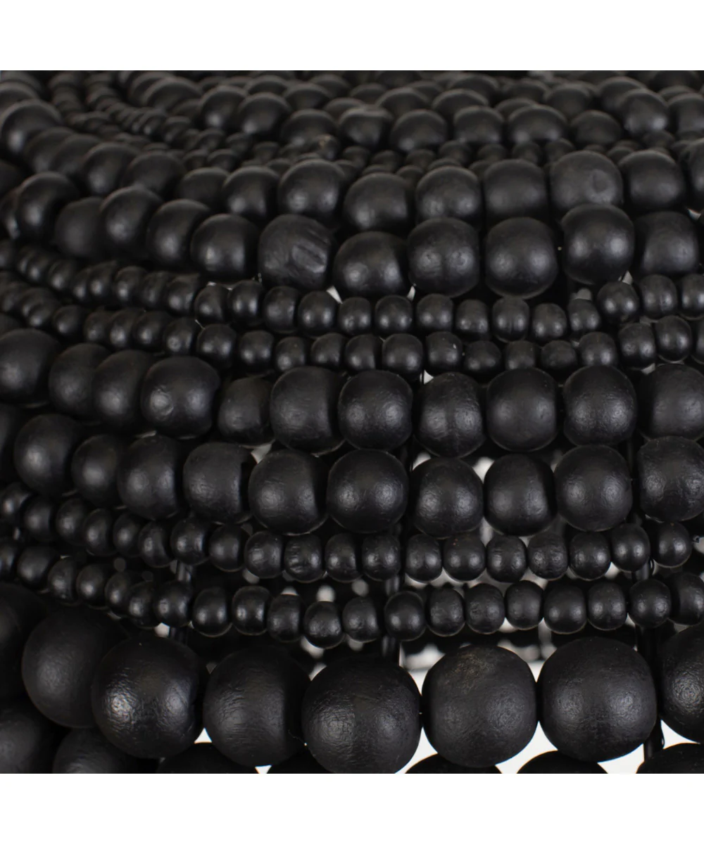 Persephone Black Bead 1 Light Pendant - Image 3