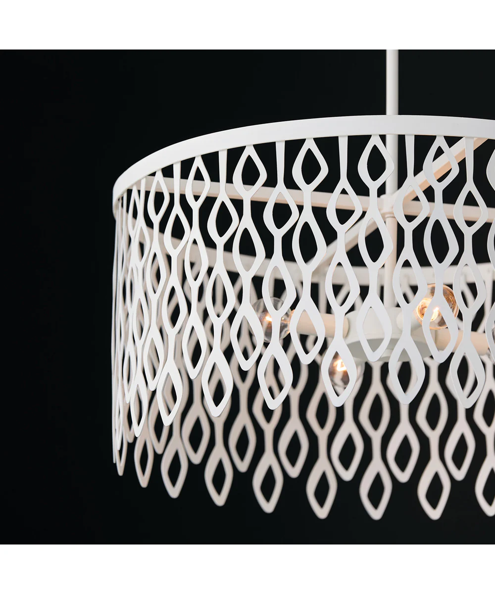 Phoebe 4-Light Pendant Matte White - Image 5