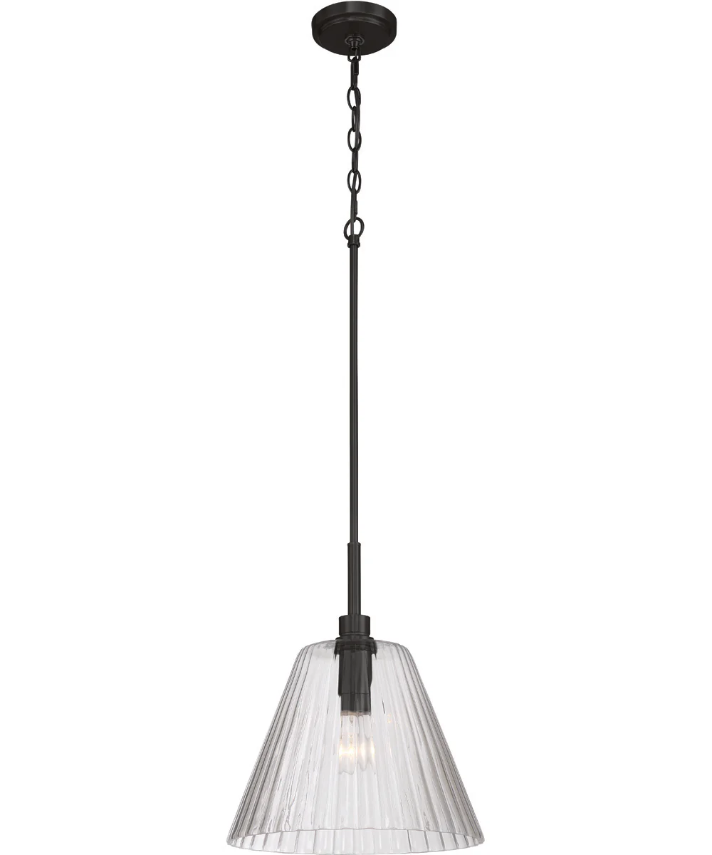 Pleated 1-Light Lighting Flat Black - Image 2