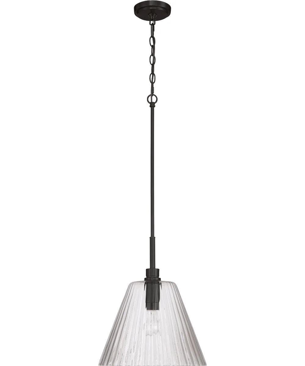 Pleated 1-Light Lighting Flat Black - Image 3