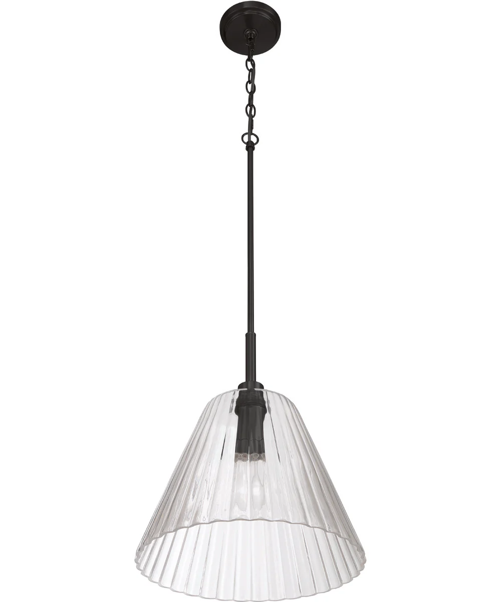 Pleated 1-Light Lighting Flat Black - Image 4