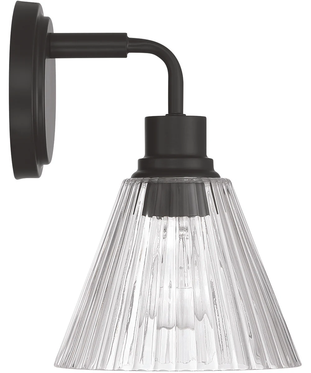 Pleated 1-Light Lighting Flat Black - Image 6