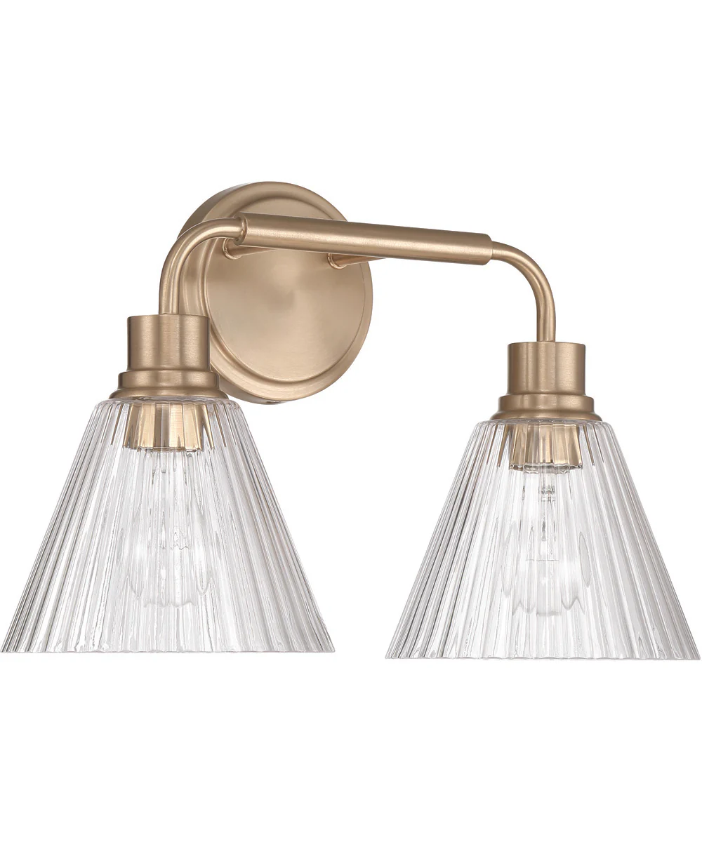 Pleated 2-Light Lighting Premium Bronze - Image 5