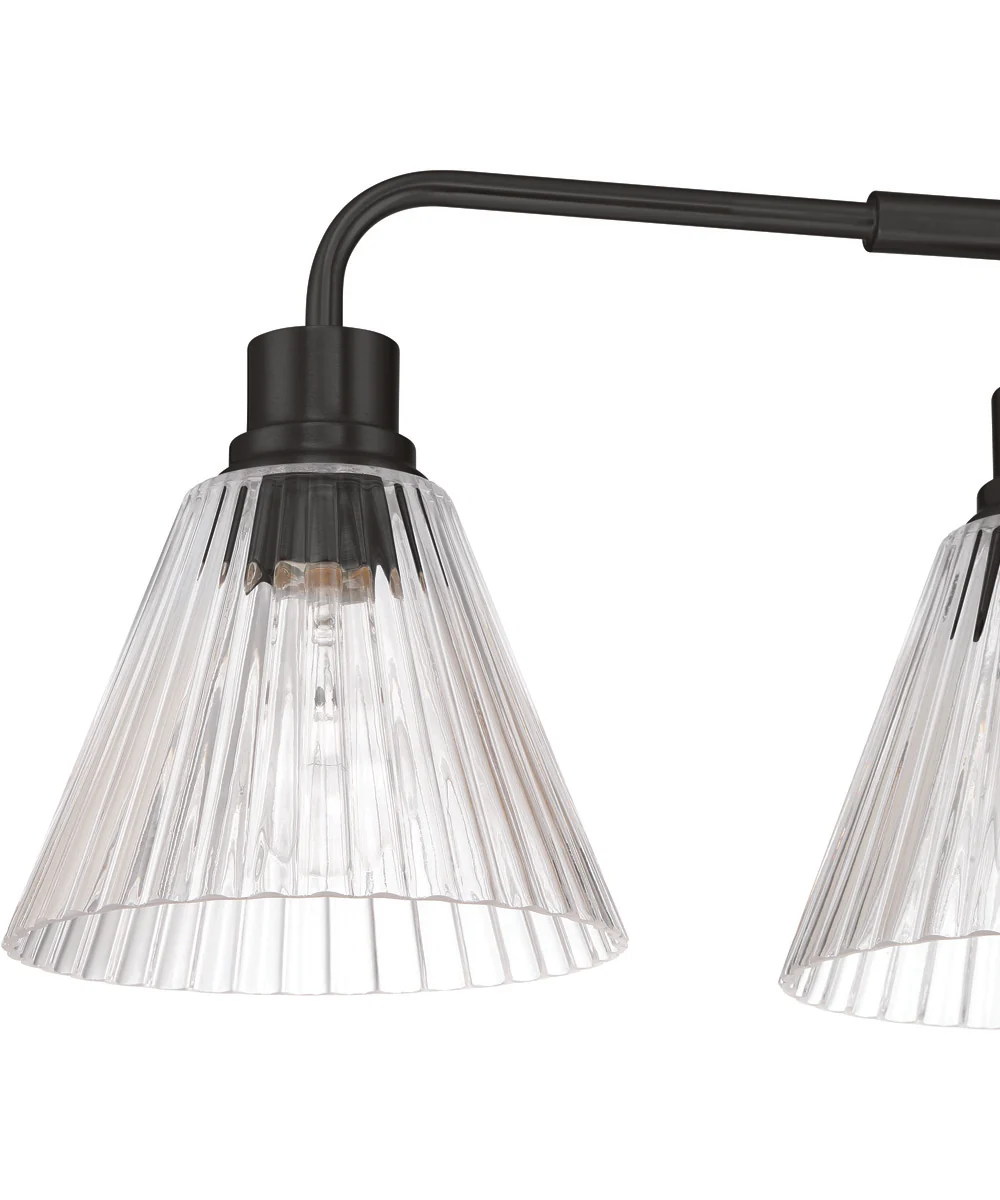 Pleated 4-Light Lighting Flat Black - Image 9