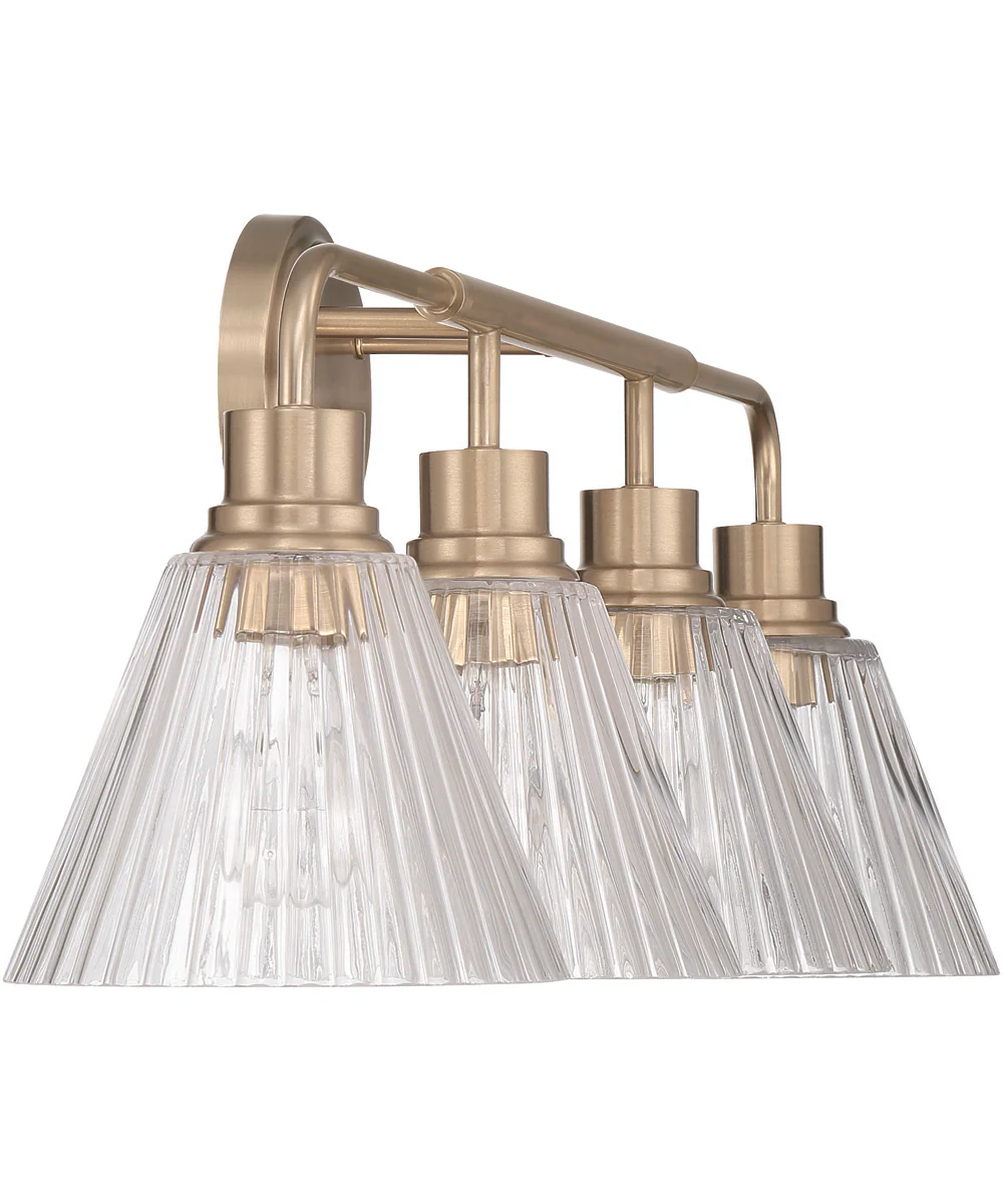 Pleated 4-Light Lighting Premium Bronze - Image 6