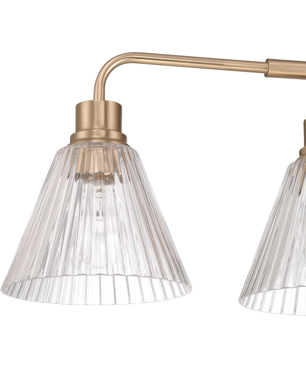 Pleated 4-Light Lighting Premium Bronze - Image 8