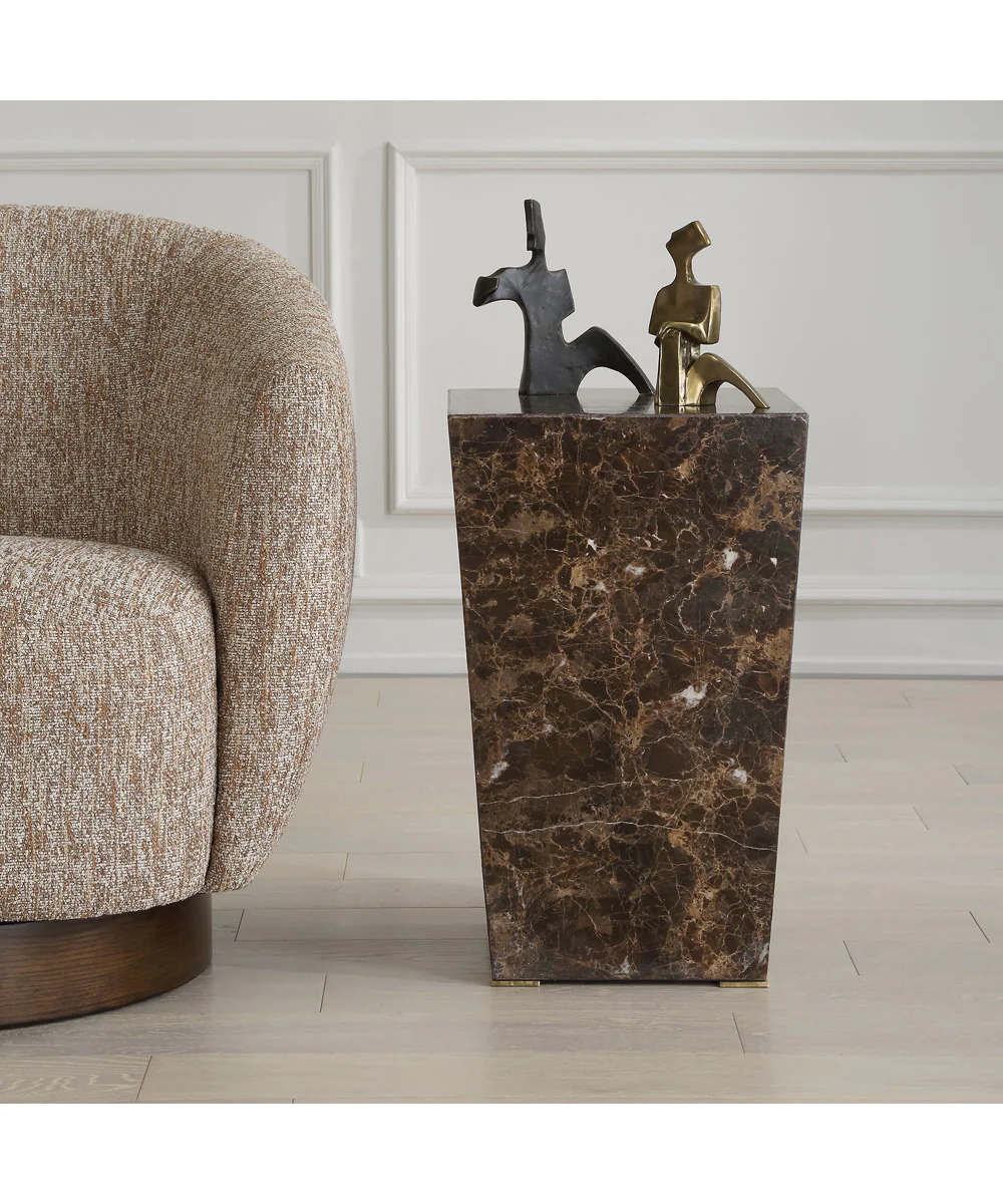 Poe Marble Accent Table - Image 3