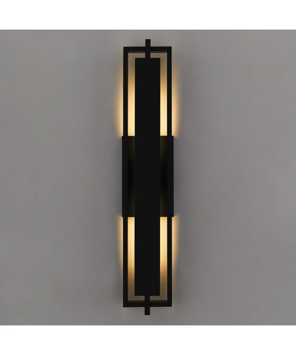 Pointsett Extra Large Outdoor Wall Light Coastal Armour Aluminum Matte Black - Image 6
