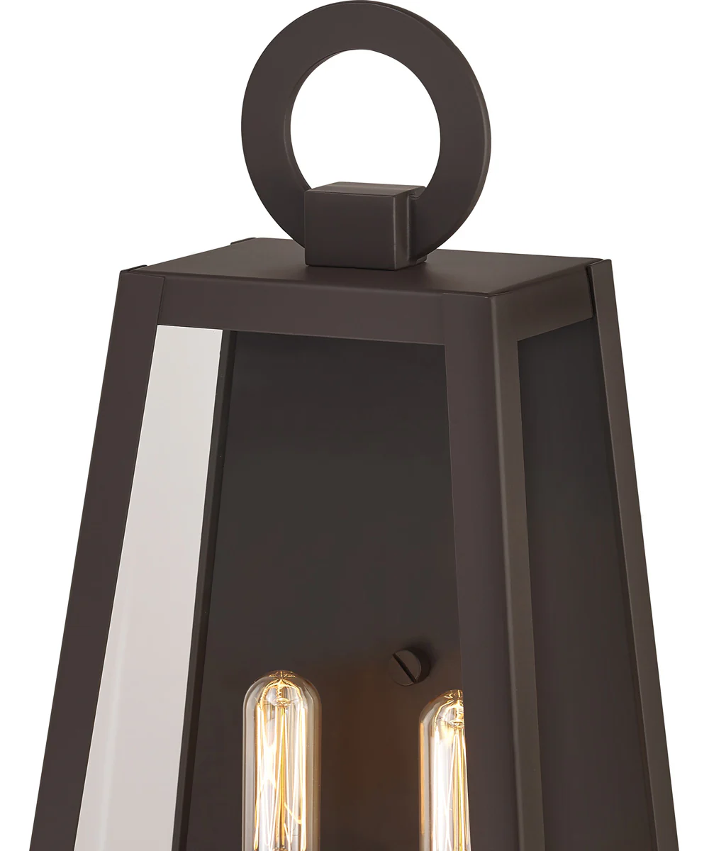Poplar Point Large 2-light Outdoor Wall Light Coastal Armour Aluminum Old Bronze - Image 6