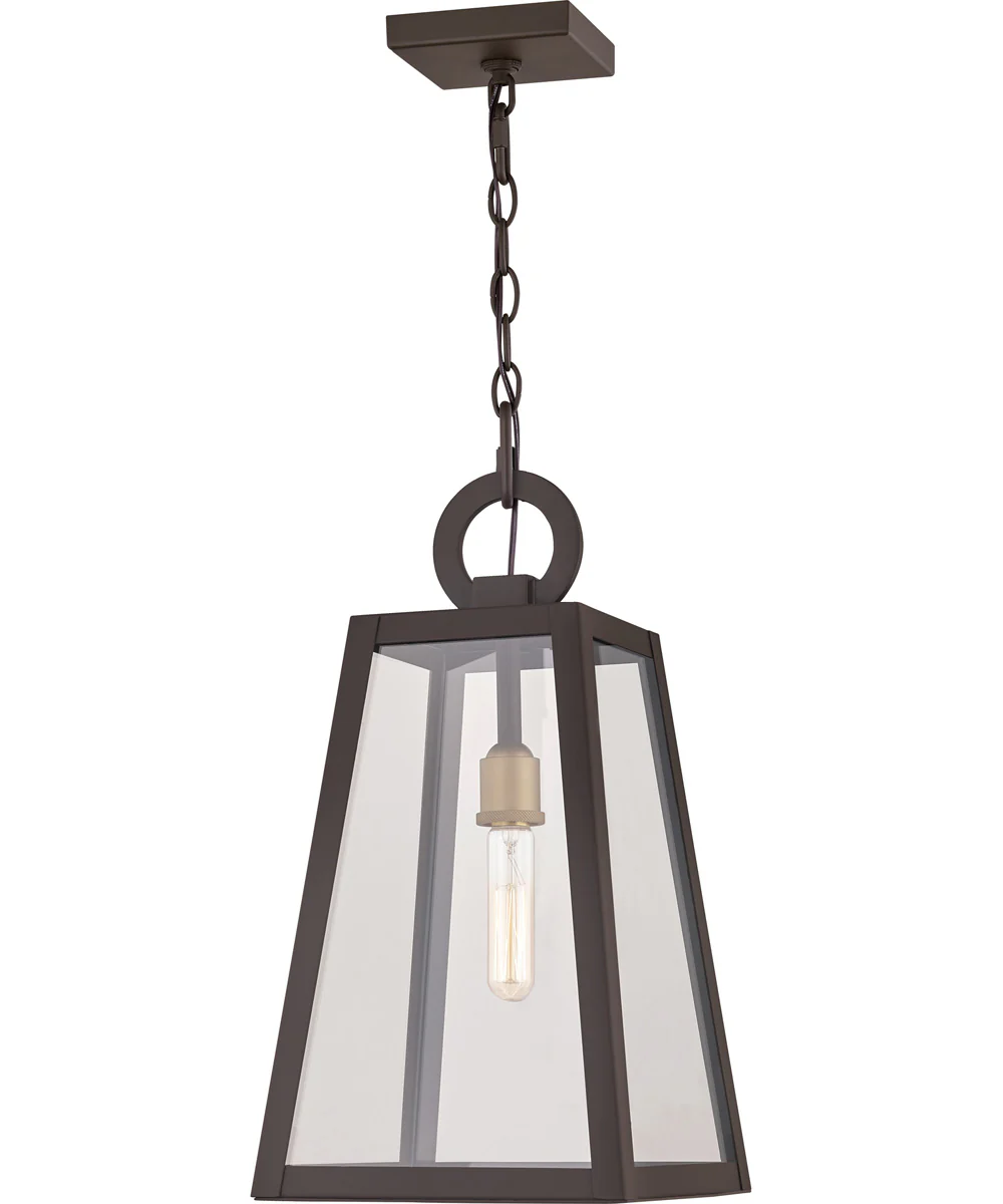 Poplar Point Small 1-light Mini Pendant Coastal Armour Aluminum Old Bronze